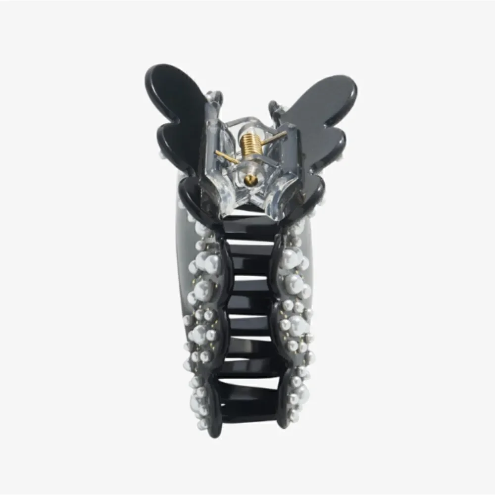 Baublebar Hair Clip Black Pearls